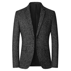 Blazers de negócios monocromáticos, ternos casuais, casacos, jaquetas, tops, r