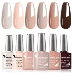 6/12pcs * 7,5 ml Venalisa Nail Gel Polonês Kit VIP Luxo Completo Pigmentado Gel