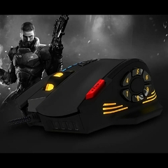 Imagem do ZELOTES-C-12 Wired USB Optical Gaming Mouse, 12 botões programáveis, Ratos de