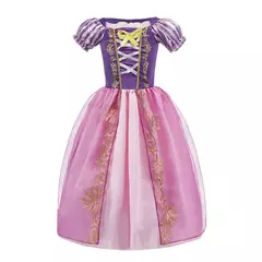 Vestido feminino de Elsa e Anna, Vestido infantil, Jasmine, Rapunzel, Concurso, - Show Drop