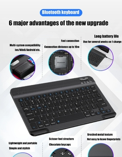 Imagem do Tablet teclado sem fio para ipad pro 2020 11 12.9 10.5 teclado bluetooth teclado