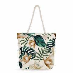 Moda bonito floral impressão bolsas casuais de alta capacidade das mulheres sac - loja online