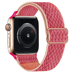 Correia de náilon do laço de scrunchie para apple relógio 6 banda 44mm série - comprar online