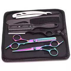 Stainless Hairdressing Scissors Set, Corte de Cabelo, Thinning Shears, Barber Sh - Show Drop