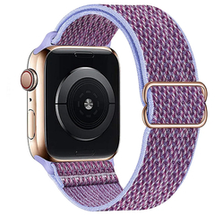 Correia de náilon do laço de scrunchie para apple relógio 6 banda 44mm série - loja online