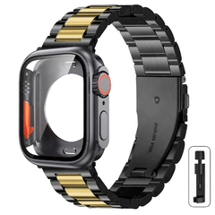 Bracelete de Aço Inoxidável para Apple Watch, Cobertura Completa, Capa, Bracel na internet