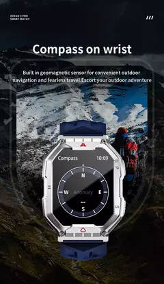 LOKMAT-Ocean 3 Pro Relógio Inteligente Impermeável, Smartwatch de Fitness Robu - comprar online