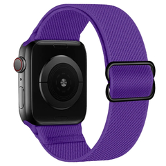 Correia de náilon do laço de scrunchie para apple relógio 6 banda 44mm série - Show Drop