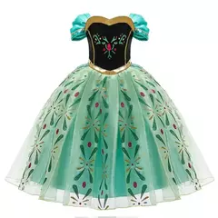 Vestido feminino de Elsa e Anna, Vestido infantil, Jasmine, Rapunzel, Concurso, - comprar online