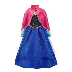 Vestido feminino de Elsa e Anna, Vestido infantil, Jasmine, Rapunzel, Concurso, na internet