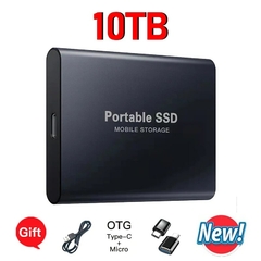 Portátil Externo Solid State Drive, SSD 1TB, M.2 USB 3.1, Alta Velocidade, 500G