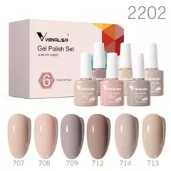 6/12pcs * 7,5 ml Venalisa Nail Gel Polonês Kit VIP Luxo Completo Pigmentado Gel na internet