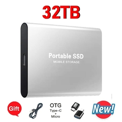 Portátil Externo Solid State Drive, SSD 1TB, M.2 USB 3.1, Alta Velocidade, 500G - comprar online