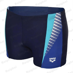 Calção de banho de secagem rápida masculina, calça de praia, maiô estampado na internet