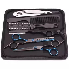 Stainless Hairdressing Scissors Set, Corte de Cabelo, Thinning Shears, Barber Sh na internet