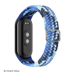 Cinta de nylon ajustável para xiaomi mi banda 8, pulseira trançada para relóg - Show Drop