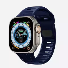 Pulseira de Silicone Suave para Apple Watch, Ultra 2, 49mm, 44mm, 45mm, 42mm, 41