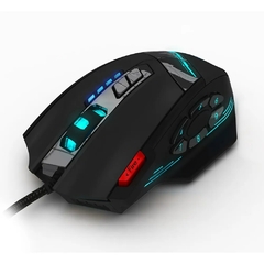 ZELOTES-C-12 Wired USB Optical Gaming Mouse, 12 botões programáveis, Ratos de