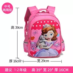 Disney Cartoon escola sacos para crianças, Frozen, Elsa, Anna, meninas mochila,