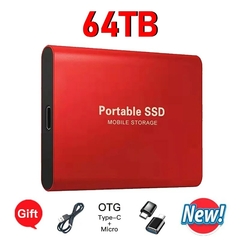 Portátil Externo Solid State Drive, SSD 1TB, M.2 USB 3.1, Alta Velocidade, 500G - Show Drop