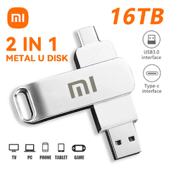 Xiaomi-Pen Drive USB 3.0 de Metal de Alta Velocidade, SSD Pendrive, Cle, Disco U