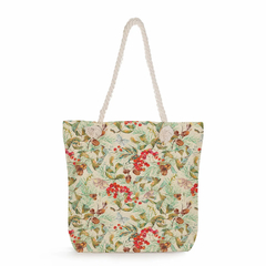 Moda bonito floral impressão bolsas casuais de alta capacidade das mulheres sac - loja online