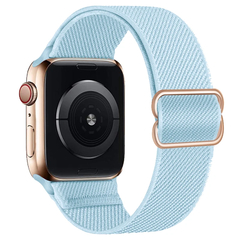 Correia de náilon do laço de scrunchie para apple relógio 6 banda 44mm série - comprar online