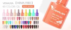 6/12pcs * 7,5 ml Venalisa Nail Gel Polonês Kit VIP Luxo Completo Pigmentado Gel na internet