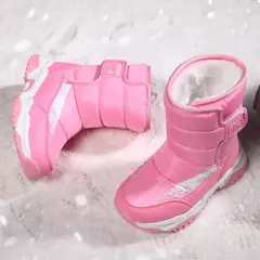 5-12 inverno quente pele botas de neve crianças sapatos peludos meninos menina - comprar online