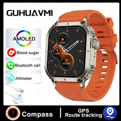 Relógio Inteligente Impermeável para Homem, Bluetooth Call Smartwatch, Pressã na internet