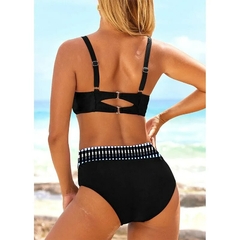 Imagem do Maiô Push Up Halter feminino, maiô de cintura alta, maiô feminino, moda praia