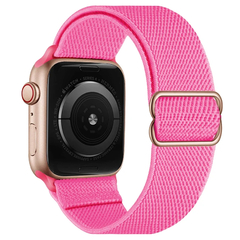 Correia de náilon do laço de scrunchie para apple relógio 6 banda 44mm série - Show Drop