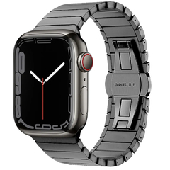 Imagem do Pulseira de Aço Inoxidável Para Apple Watch Band, Pulseira de Ligação de Met