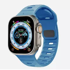 Pulseira de Silicone Suave para Apple Watch, Ultra 2, 49mm, 44mm, 45mm, 42mm, 41 - comprar online