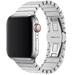 Pulseira de Aço Inoxidável Para Apple Watch Band, Pulseira de Ligação de Met - Show Drop