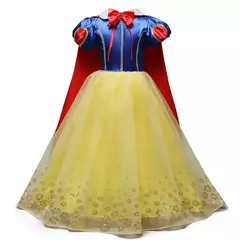 Vestido feminino de Elsa e Anna, Vestido infantil, Jasmine, Rapunzel, Concurso, - loja online