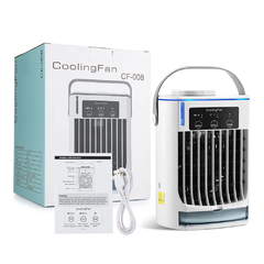 Mini Condicionador De Ar Portátil, Ventilador De Refrigeração De Ar, Spray De