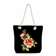 Moda bonito floral impressão bolsas casuais de alta capacidade das mulheres sac na internet