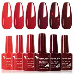 6/12pcs * 7,5 ml Venalisa Nail Gel Polonês Kit VIP Luxo Completo Pigmentado Gel - Show Drop