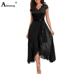 Elegante vestido de meia-panturrilha feminino sem mangas, vestido feminino linha