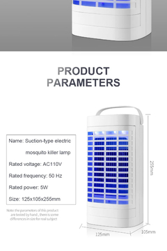 USB Photocatalyst Portable Mosquito Killer, Home Inalation Lamp, Plug direto, el - Show Drop