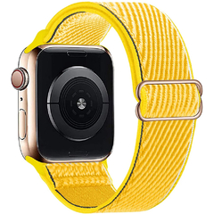 Correia de náilon do laço de scrunchie para apple relógio 6 banda 44mm série - comprar online