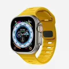 Pulseira de Silicone Suave para Apple Watch, Ultra 2, 49mm, 44mm, 45mm, 42mm, 41 - comprar online