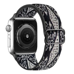 Correia de náilon do laço de scrunchie para apple relógio 6 banda 44mm série