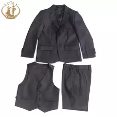 Imagem do Terno formal para casamentos, traje de festa infantil, blazer e calças, roupas