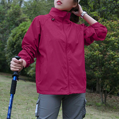 Jaqueta com capuz de mangas compridas feminina, Wind Breaker, Proteção solar, - comprar online