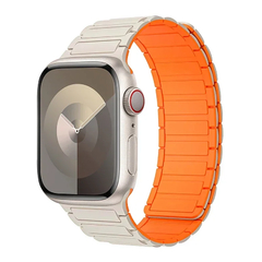 Pulseira Desportiva Magnética para Apple Watch, Pulseira de Silicone, Série iW