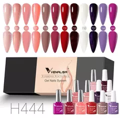 6/12pcs * 7,5 ml Venalisa Nail Gel Polonês Kit VIP Luxo Completo Pigmentado Gel - loja online