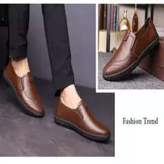 Mocassim masculino de fundo macio, sapato casual de feijão preguiçoso, lounge na internet