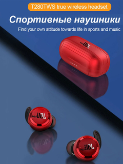 Imagem do MzyJBL-Fones de ouvido Bluetooth sem fio com microfone, TWS In-Ear Headset, fone